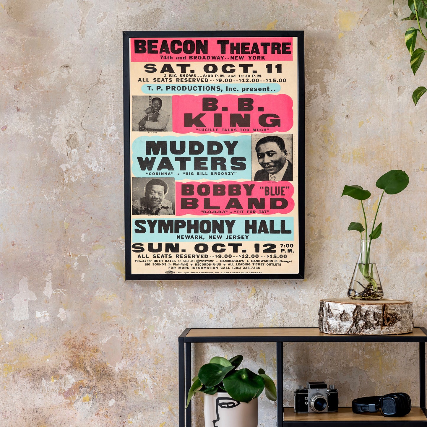 BB King Concert Advertising Print