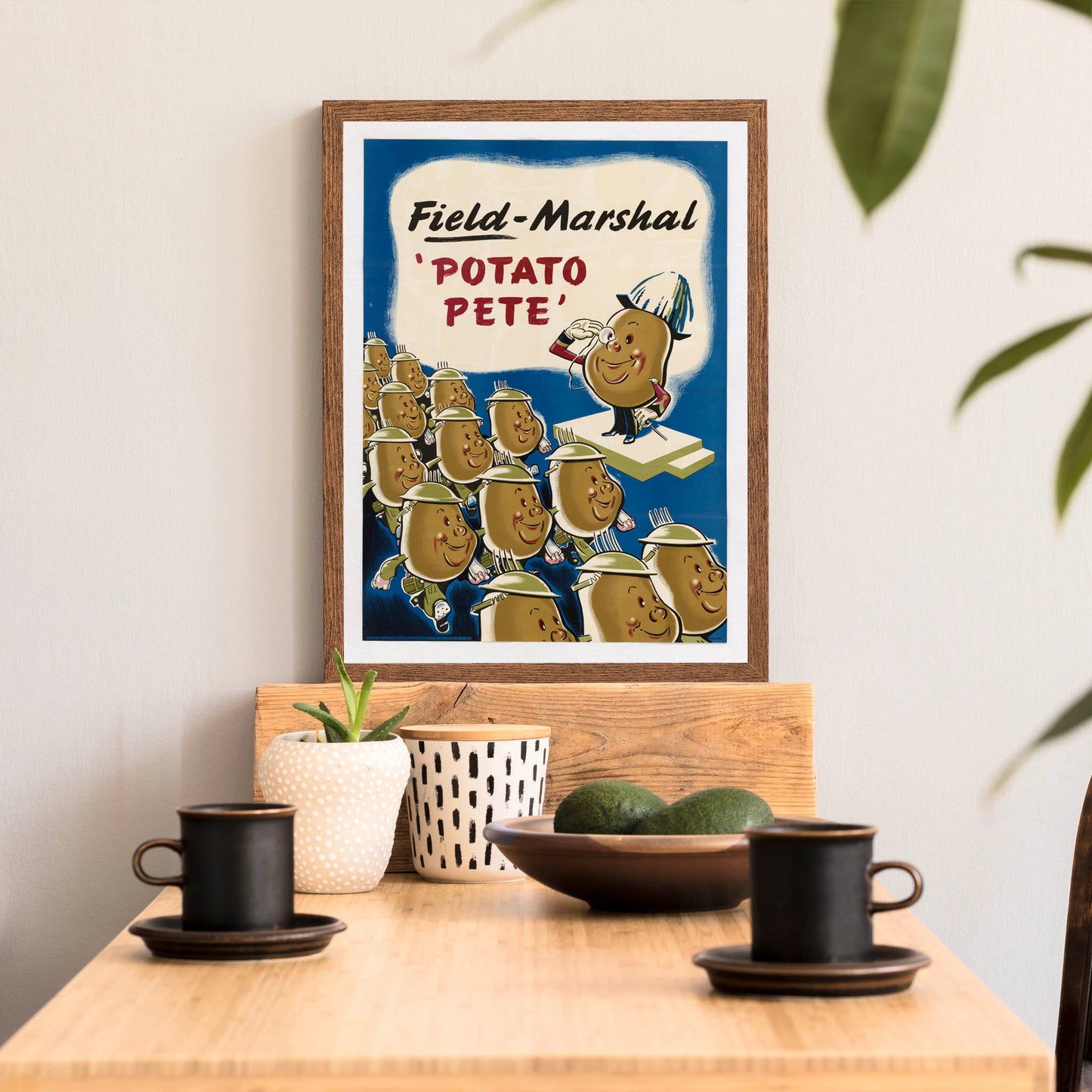 Potato Pete Field Marshall World War Two Poster