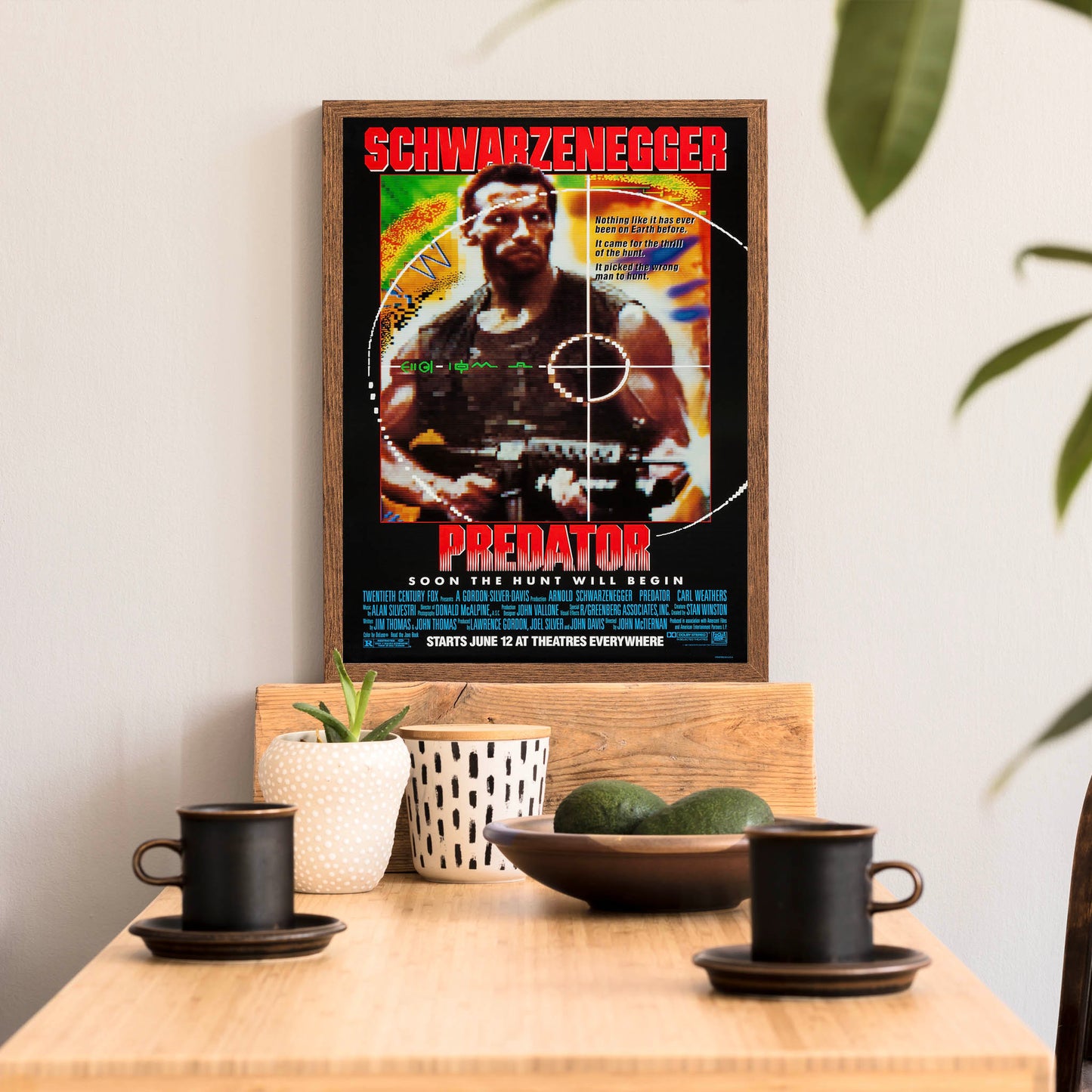 Predator  Arnold Schwarzenegger Classic 1980s Print ready to frame A5/A4/A3