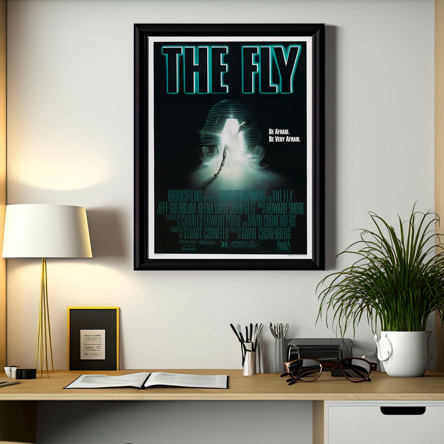 The Fly Geoff Goldblum Classic 1980s Print ready to frame A5/A4/A3